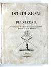 PYROTECHNICS.  Calà Ossorio, Marcello. Istituzioni di Pirotecnia.  1819